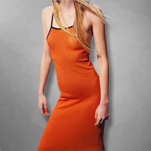 Zara jacquard dress XS/S new